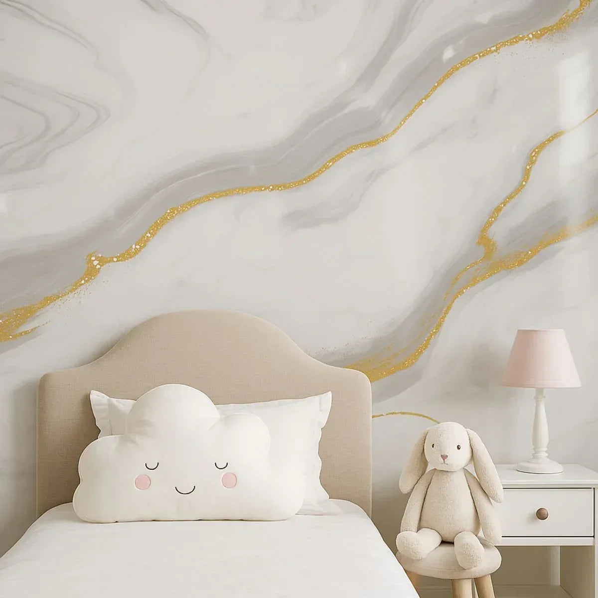 Rola panou autoadeziv, Naimeed D7385, design modern, 2.5mm grosime, 120x280cm, Alb