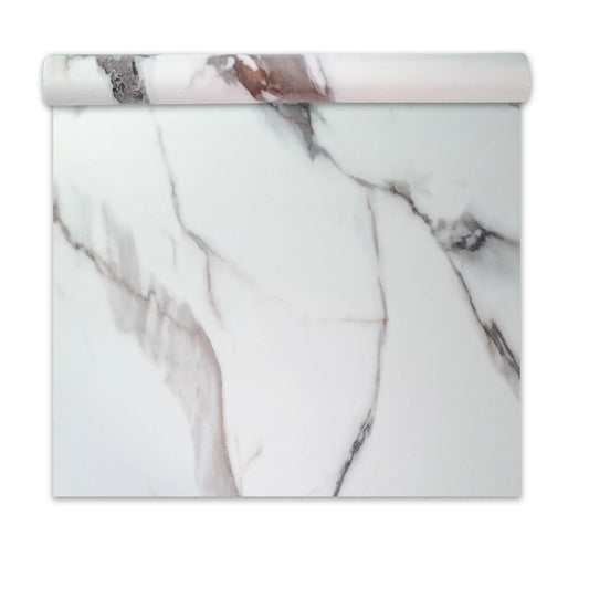 Rola panou autoadeziv, Naimeed D7395, design modern, 2.5mm grosime, 120x280cm, Alb