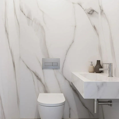 Rola panou autoadeziv, Naimeed D7395, design modern, 2.5mm grosime, 120x280cm, Alb