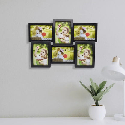 Rama Foto Family, 6 poze, Naimeed D74, Negru