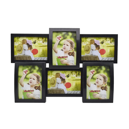 Rama Foto Family, 6 poze, Naimeed D74, Negru