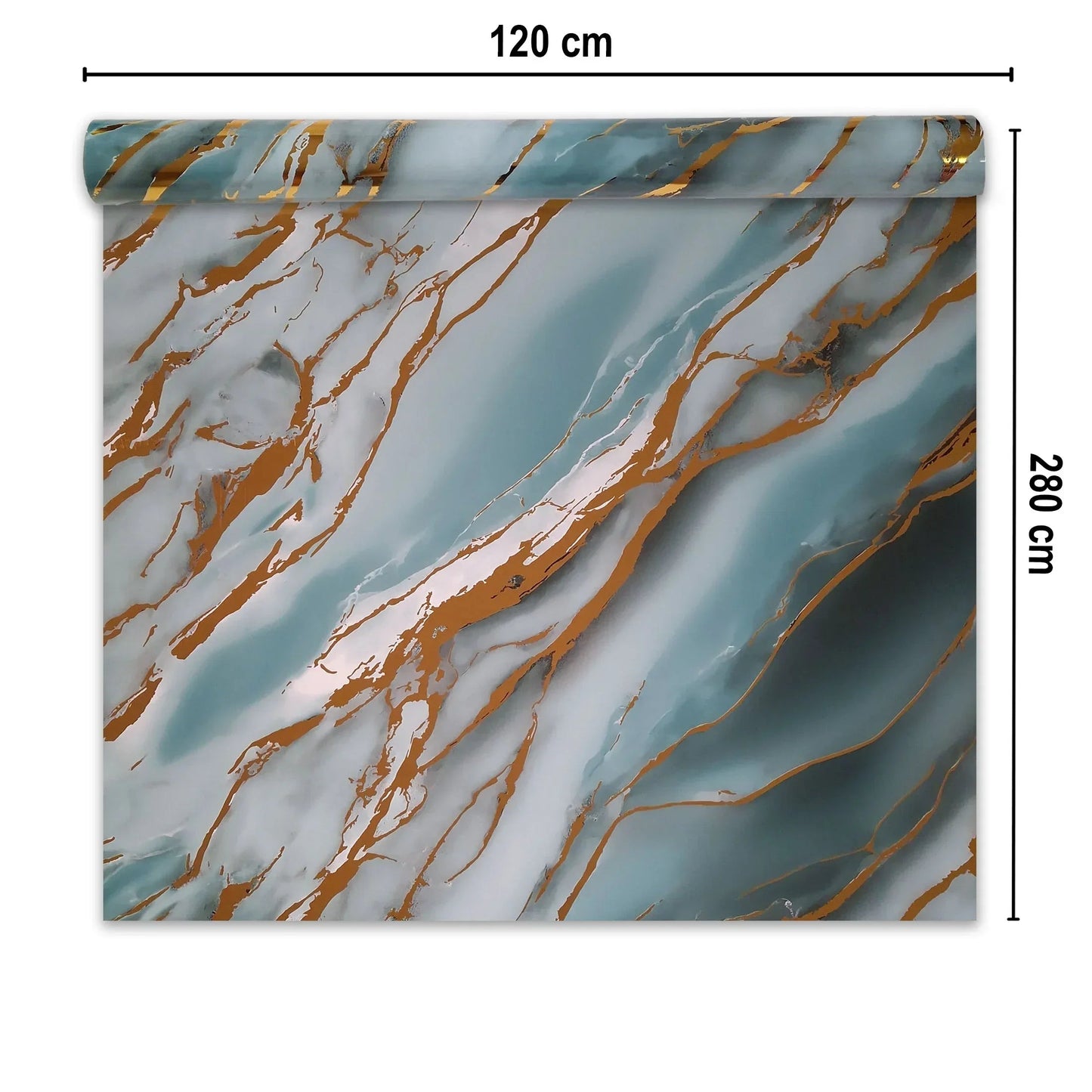 Rola panou autoadeziv, PET premium, Naimeed D7403, cu pelicula protectoare, design modern, 2.5mm grosime, 120x280cm, Multicolor