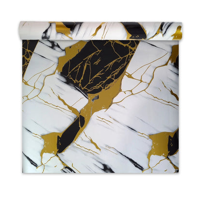 Rola panou autoadeziv, PET premium, cu pelicula protectoare, Naimeed D7405, design modern, 2.5mm grosime, 120x280cm, Alb