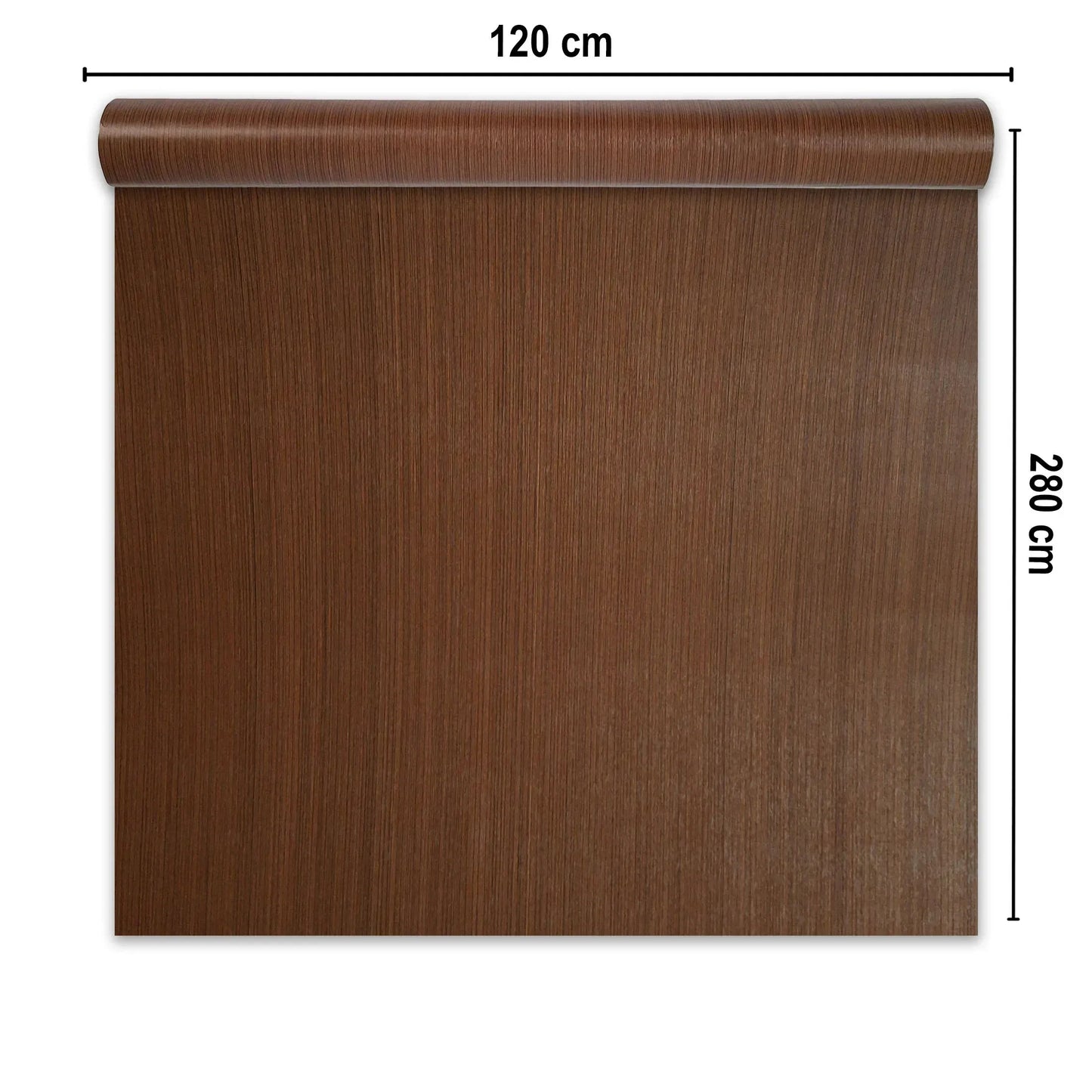 Rola panou autoadeziv, PVC premium, Naimeed D7409,  textura usor in relief, cu aspect lemnos, 2.5mm grosime, 120x280cm, Maro