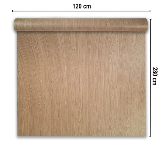 Rola panou autoadeziv, PVC premium, Naimeed D7413, textura usor in relief, cu aspect lemnos, 2.5mm grosime, 120x280cm, Maro