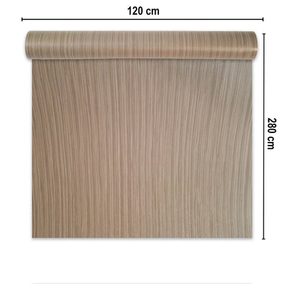 Rola panou autoadeziv, PVC premium, Naimeed D7420,  textura usor in relief, cu aspect lemnos, 2.5mm grosime, 120x280cm, Maro deschis