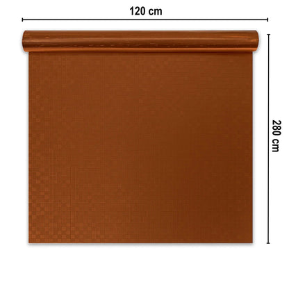 Rola panou autoadeziv, PET premium, Naimeed D7423, design 3D cu model in relief, 2.5mm grosime, 120x280cm, Bronz