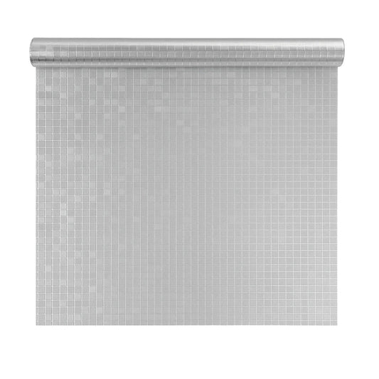 Rola panou autoadeziv, PET premium, Naimeed D7424, design 3D cu model in relief, 2.5mm grosime, 120x280cm, Argintiu