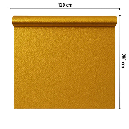 Rola panou autoadeziv, PET premium, Naimeed D7426, design 3D cu model in relief, 2.5mm grosime, 120x280cm, Auriu