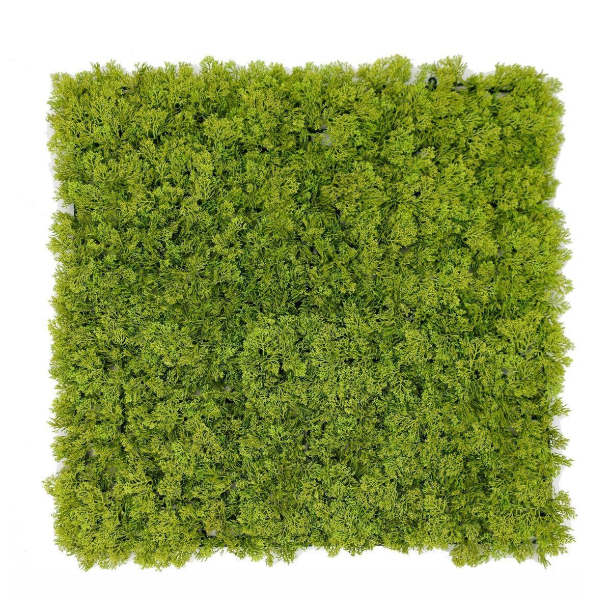 Panou din plante artificiale, Naimeed D7428, Verde, 50x50 cm