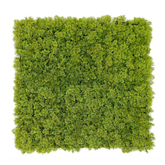 Panou din plante artificiale, Naimeed D7428, Verde, 50x50 cm