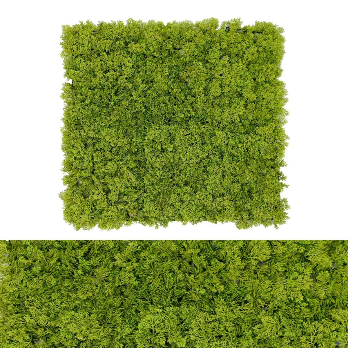 Panou din plante artificiale, Naimeed D7428, Verde, 50x50 cm