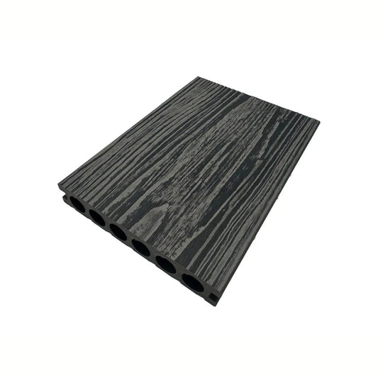 Pardoseala decking terasa din compozit WPC, Naimeed D7481, rezistenta sporita, 280x14x2.5cm, Stejar gri