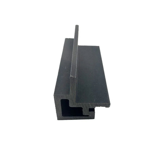 Coltar coextrudat pentru lambriu WPC exterior, Naimeed D7500, Dimensiuni 280x5.6x4.9cm, Gri