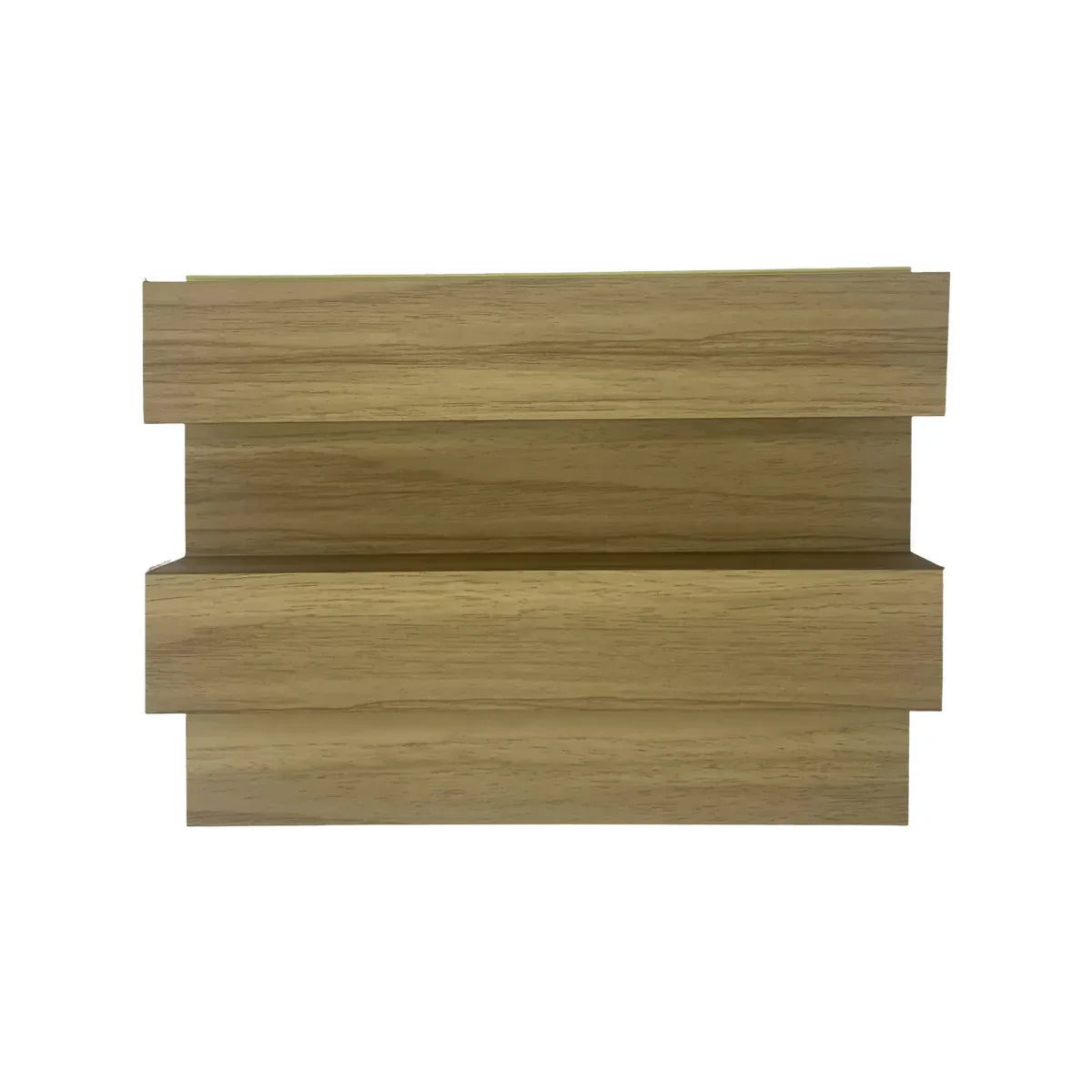 Panou decorativ riflaj WPC, montaj rapid, rezistenta ridicata, Naimeed D7516, 260x21.4x6cm, stejar natural