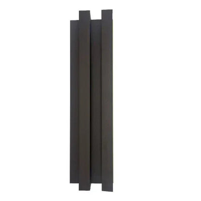 Panou decorativ riflaj WPC, montaj rapid, rezistenta ridicata, Naimeed D7519, 260x21.4x6cm, maro