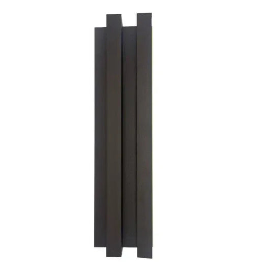 Panou decorativ riflaj WPC, montaj rapid, rezistenta ridicata, Naimeed D7519, 260x21.4x6cm, maro