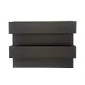 Panou decorativ riflaj WPC, montaj rapid, rezistenta ridicata, Naimeed D7519, 260x21.4x6cm, maro