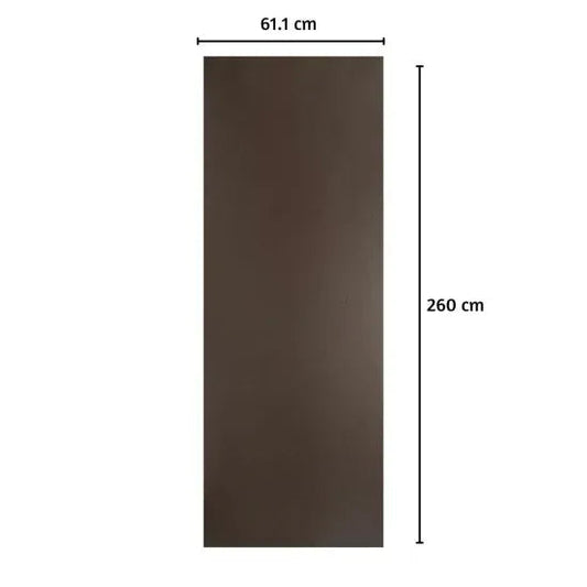 Panou decorativ riflaj WPC, Naimeed D7566, sistem de imbinare tip ''U'', aspect rafinat si montaj usor, 260x61.1x0.9cm, maro
