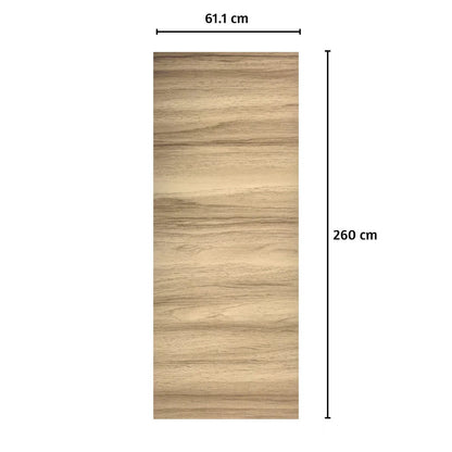 Panou decorativ riflaj WPC, Naimeed D7560, sistem de imbinare tip ''U'', aspect rafinat si montaj usor, 260x61.1x0.9cm, stejar natur