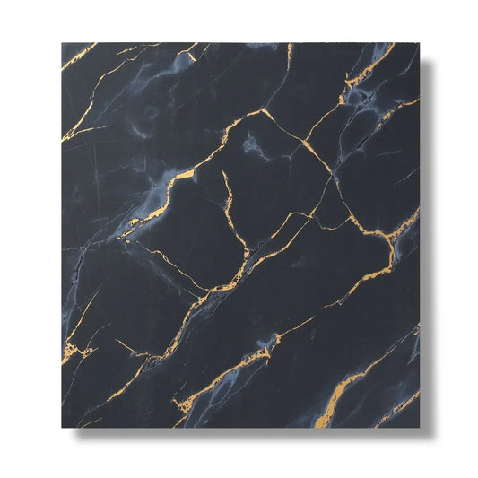 Panou decorativ, riflaj, polimer rigid, Naimeed D7608, Dimensiuni 270x30.5x0.45cm, Negru