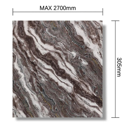 Panou decorativ, riflaj, polimer rigid, Naimeed D7617, Dimensiuni 270x30.5x0.45cm, Multicolor
