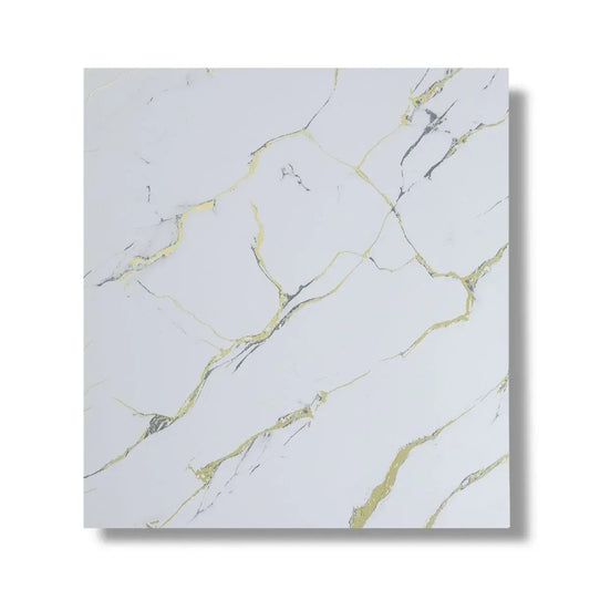 Panou decorativ, riflaj, polimer rigid, Naimeed D7618, Dimensiuni 270x30.5x0.45cm, Alb