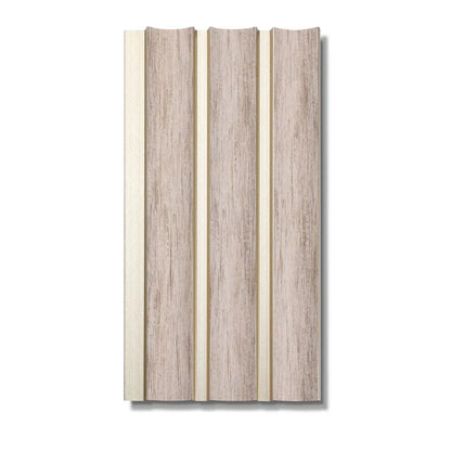 Panou decorativ, riflaj, polimer rigid, Naimeed D7622, Dimensiuni 270x16x1.2cm, Bej