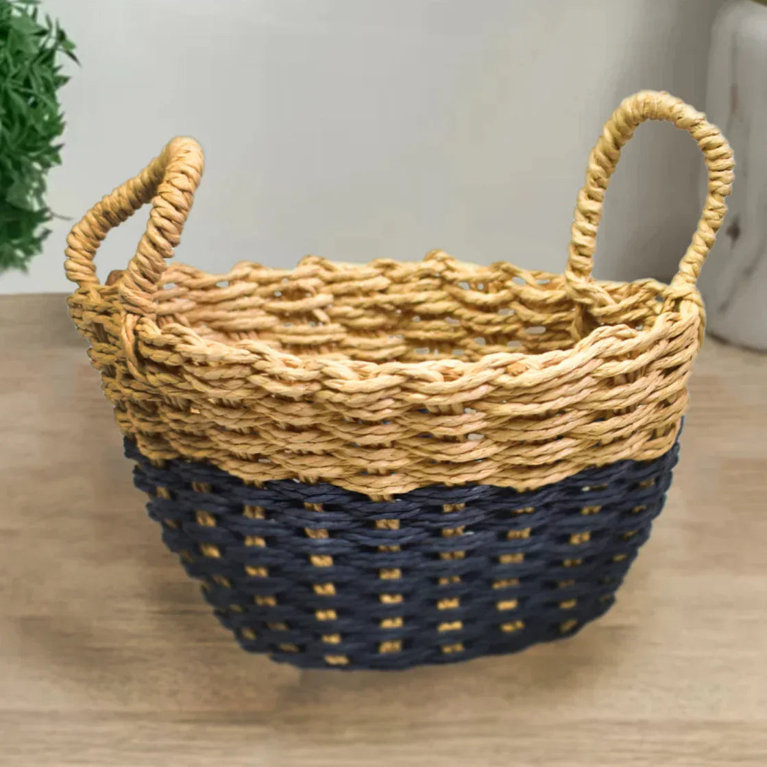 Cos Depozitare din Ratan, Model Impletit, Naimeed D825-L, 4.5L