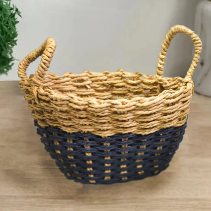 Cos Depozitare din Ratan, Model Impletit, Naimeed D825-L, 4.5L