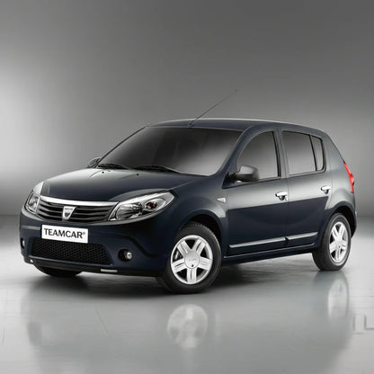 Covorașe Auto TeamCar® Tip Tăviță Compatibile Dacia Sandero I (2008–2012) - Red