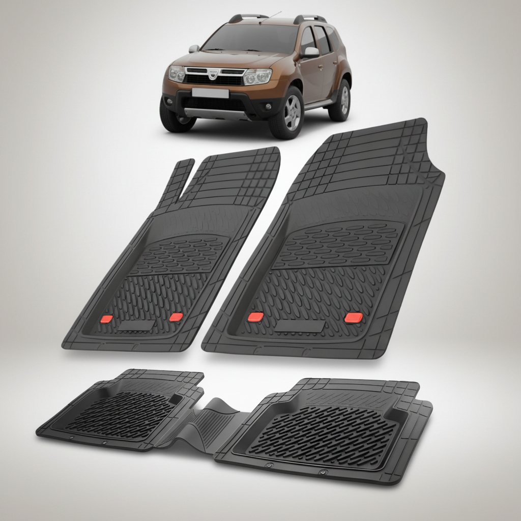 Covorase Tip Tavita Compatibile Dacia Duster I (2010 – 2013) , Negru