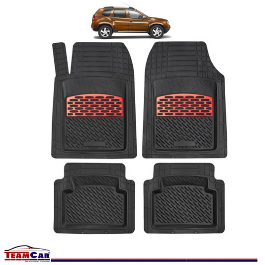 Covorașe Auto TeamCar® Tip Tăviță Compatibile Dacia Duster I (2010–2017) - Red