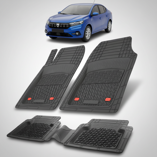 Covorase Tip Tavita Compatibile Dacia Logan III 2020-2022 , Negru
