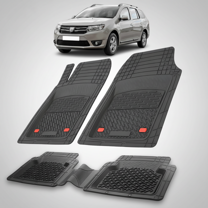 Covorase Tip Tavita Compatibile Dacia Logan MCV 2013-2017 , Negru