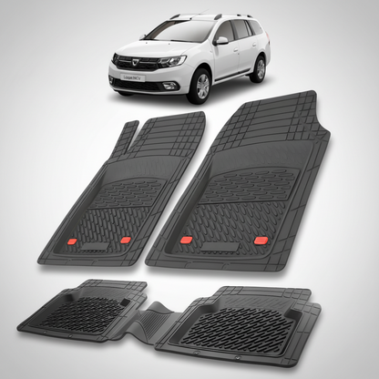 Covorase Tip Tavita Compatibile Dacia Logan MCV 2017-2021 , Negru