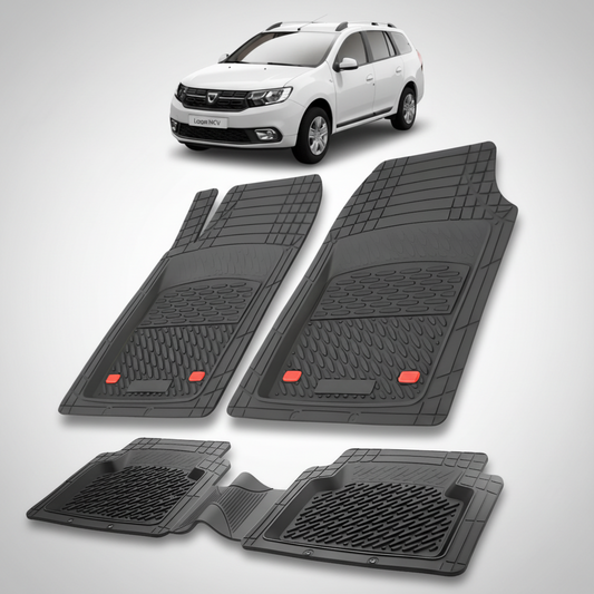 Covorase Tip Tavita Compatibile Dacia Logan MCV 2017-2021 , Negru
