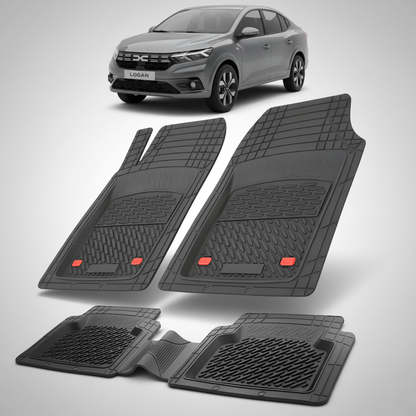Covorase Tip Tavita Compatibile Dacia Logan XX , Negru