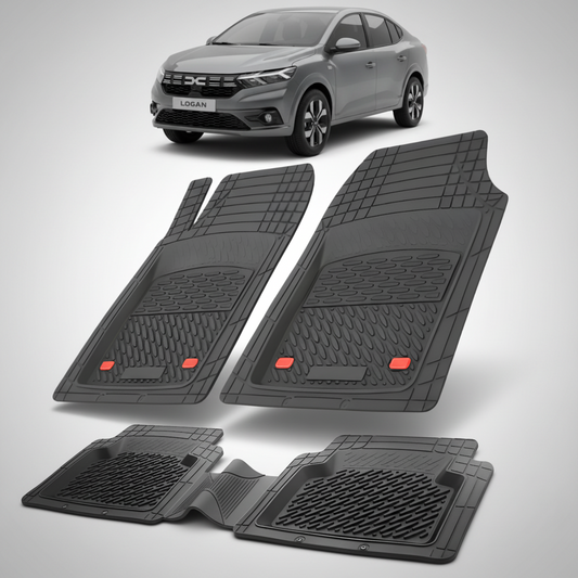 Covorase Tip Tavita Compatibile Dacia Logan XX , Negru