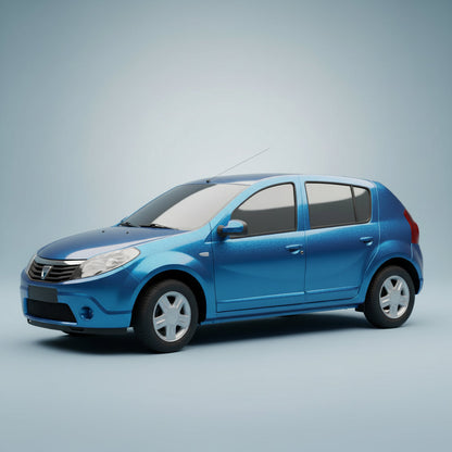 Covorase Tip Tavita Compatibile Dacia Sandero 2008-2012 , Negru