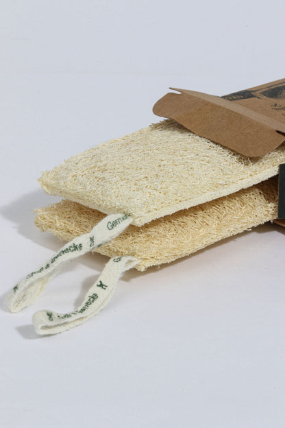 Burete de vase natural - 100% luffa (Set 2 buc)