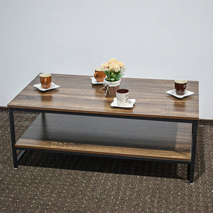 Masuta de cafea, stil modern, inaltime 43cm, Naimeed F51, Nuc