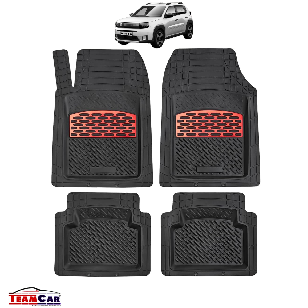 Covorașe auto Fiat Grande Panda - Red