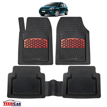 Covorașe auto Fiat Punto III (Grande Punto / Punto Evo) Red