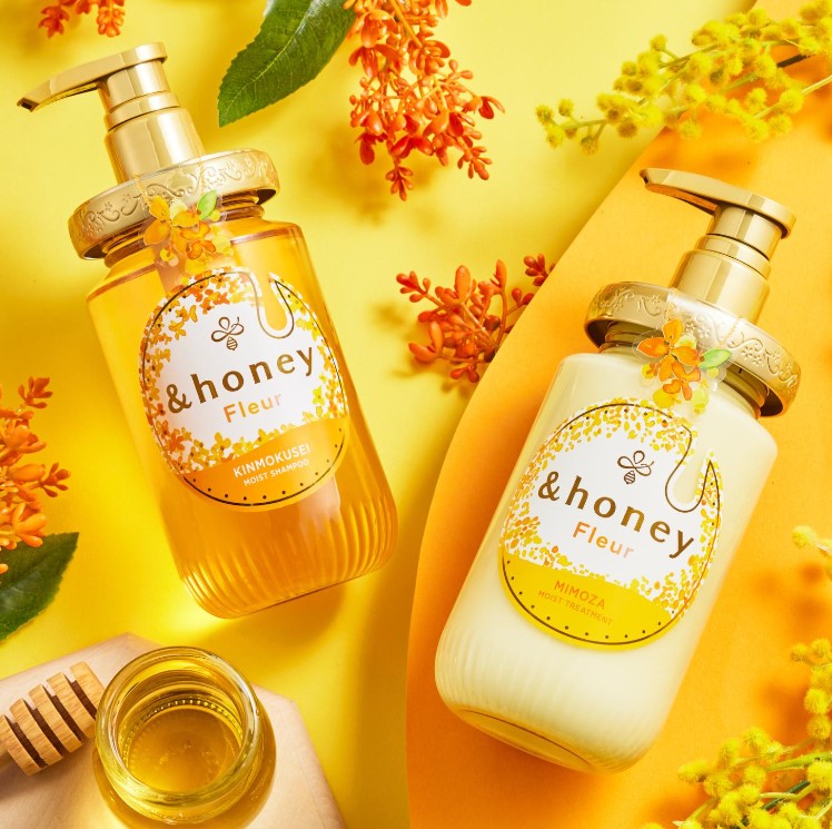 &honey Fleur Kinmokusei Moist Shampoo, ViCREA, 450 ml