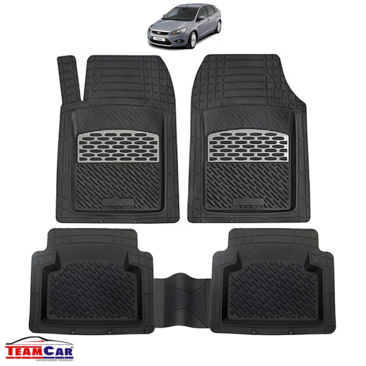 Covorase Auto TeamCar® Tip Tavita Compatibile Ford Focus 2 Hatchback 5 uși (2004–2011) Silver