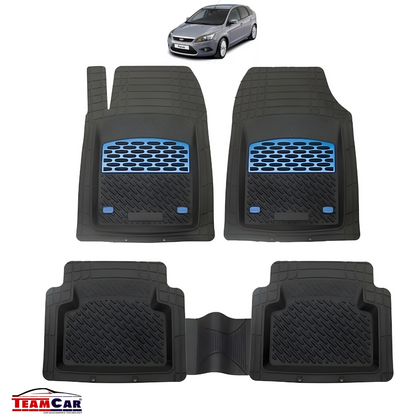 Covorase Auto TeamCar® Tip Tavita Compatibile Ford Focus 2 Hatchback 5 uși (2004–2011) Blue