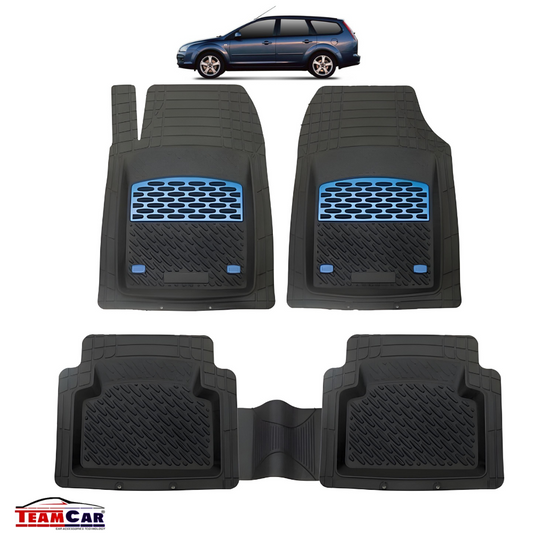 Covorase Auto TeamCar® Tip Tavita Compatibile Ford Focus Mk2 Combi 5 uși (2004–2011) Blue