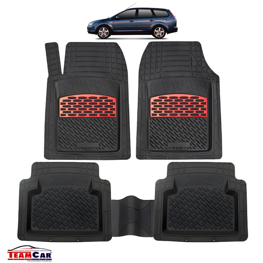 Covorase Auto TeamCar® Tip Tavita Compatibile Ford Focus Mk2 Combi 5 uși (2004–2011) Red