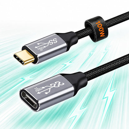 Cablu de date si Incarcare Rapida Timebox, 100W, 2m, Prelungire USB 3, 10Gbps